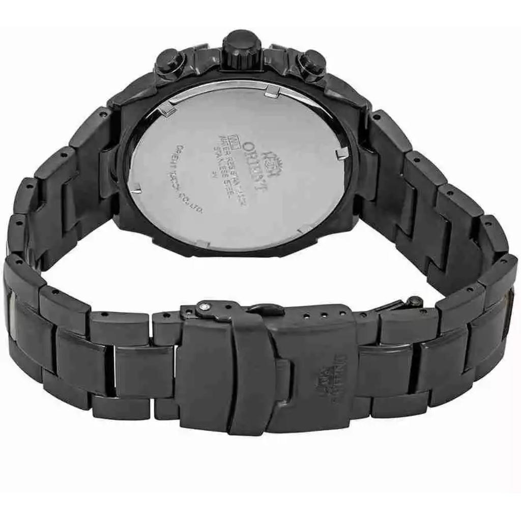 Orient Enterprise Chronograph Black Dial Watch FTV00006B Men's
