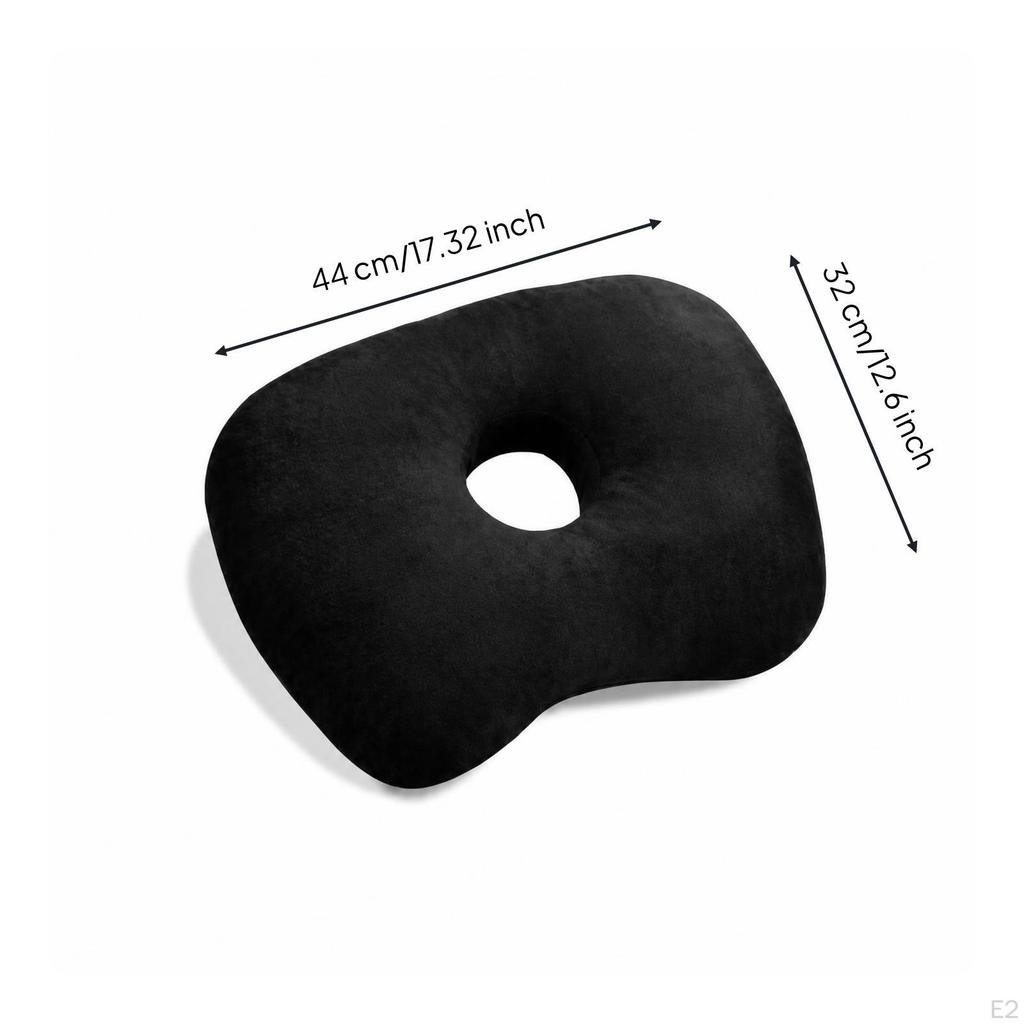 Ear Hole Pillow Vacuum Compressible Side Sleeping with Checkerboard Textured Aid