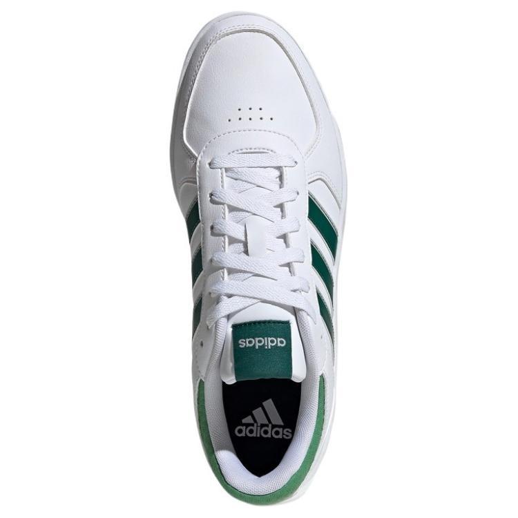 Adidas Courtbeat Beat Comfortable Low top Skateboard Shoes Men's White Green ID0502