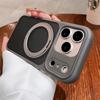 Matte Rotating Bracket Holder Magnetic Phone Case For iPhone 17 16 15 14 13 Pro Max For Magsafe Ring Stand Shockproof Back Cover