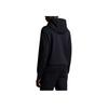 Moncler Solid Color Hooded Zip-Up Long Sleeve Sweatshirt Men sweatshirts Black H20918G00052809KR778