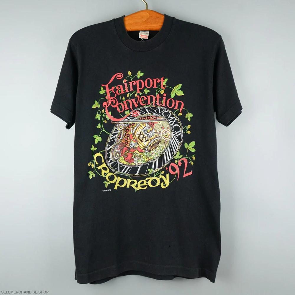 

vintage 1992 Fairport Convention tour shirt Cotton Unisex NZ013 Unisex T-Shirt S