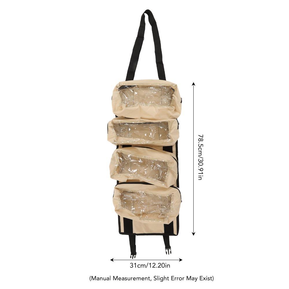 600D Oxford Cloth Tool Organizer Bag Rollable Tool Storage Bag  Electrician Tool Storage