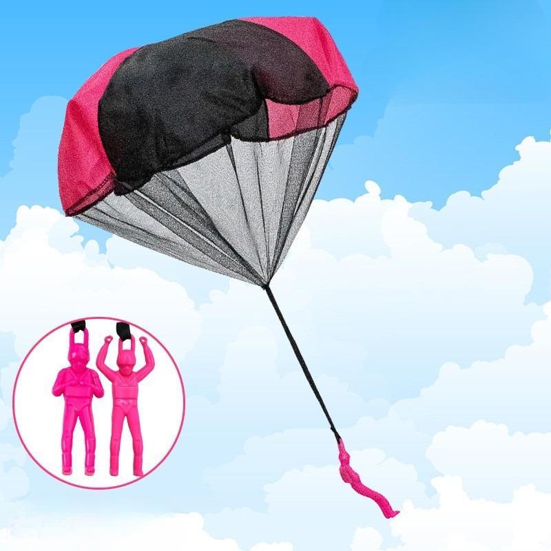 Hand Throwing Mini Soldier Camouflag Parachute for Kids Outdoor Toys Game Educational Flying Parachute Sport for Child Toys
