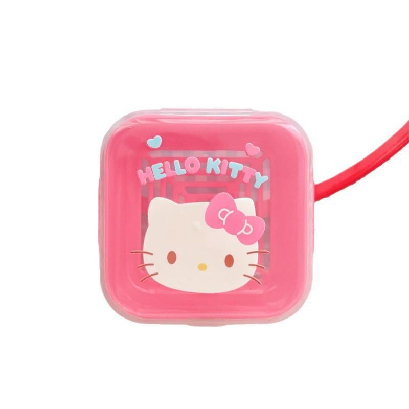 1 ks koupelnové umyvadlo s krytem, ​​odtok, rámeček na mýdlo do pračky, kawaii kreslený Sanrio My Melody Hello Kitty mýdlový box