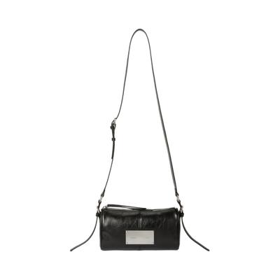 Buckle Strap Two Way Mini Bag Black