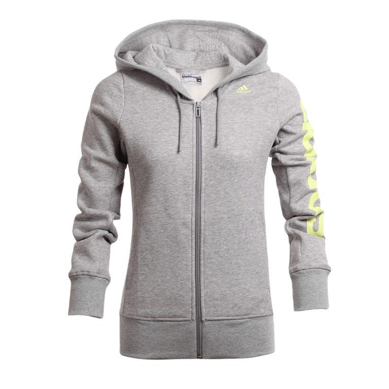 Adidas Jackets Women s Gray Hooded Moderate Other AB5793 S