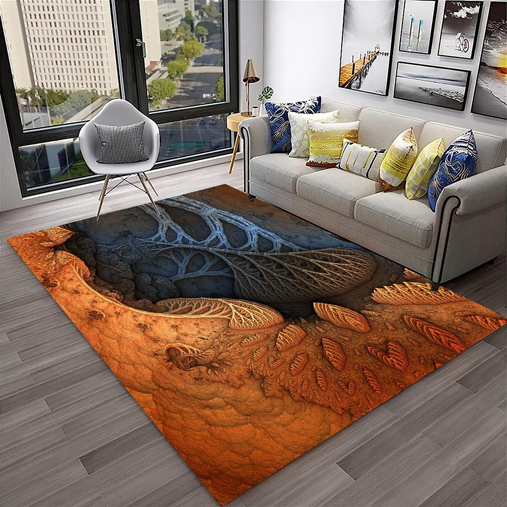 Animal Fossil Dinosaur 3D Series Carpet HD Rug for Home Living Room Bedroom Sofa Doormat Decor,kids Area Rug Non-slip Floor Mat