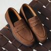 High Quality Men Loafers Comfortable Lightweight Casual Shoes Leather Dress Shoes Slip on Flat Fashion Business Shoes Moccasins
