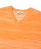 Aott Two-Tone Color Block Knit Vest Orange