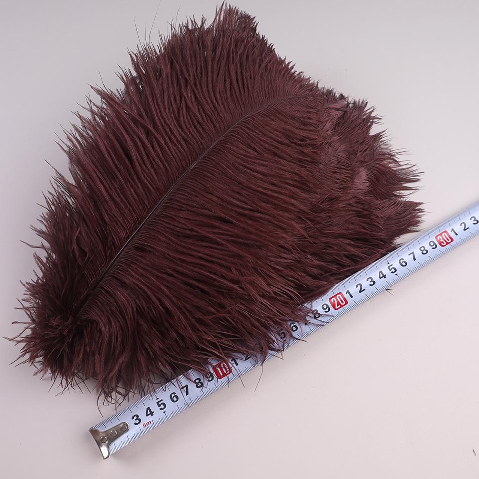 10Pcs 30-35cm Ostrich Feathers for Crafts Wedding Decoration 12-14" Handicraft Accessories Table Centerpieces Carnival Plumas