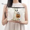 School Supply Organizer Halloween Makeup Bag, Scratch Resistant Durable Canvas Storage Cute Stationery Pouch Zipper Toiletry Pouch, for Cosmetics And