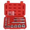 Seal Driver Installer Aluminum Wheel Bearing Kit Remover Automotive Tools Bearing Disassembly Tool Repair Kit 17 Pcs/Set