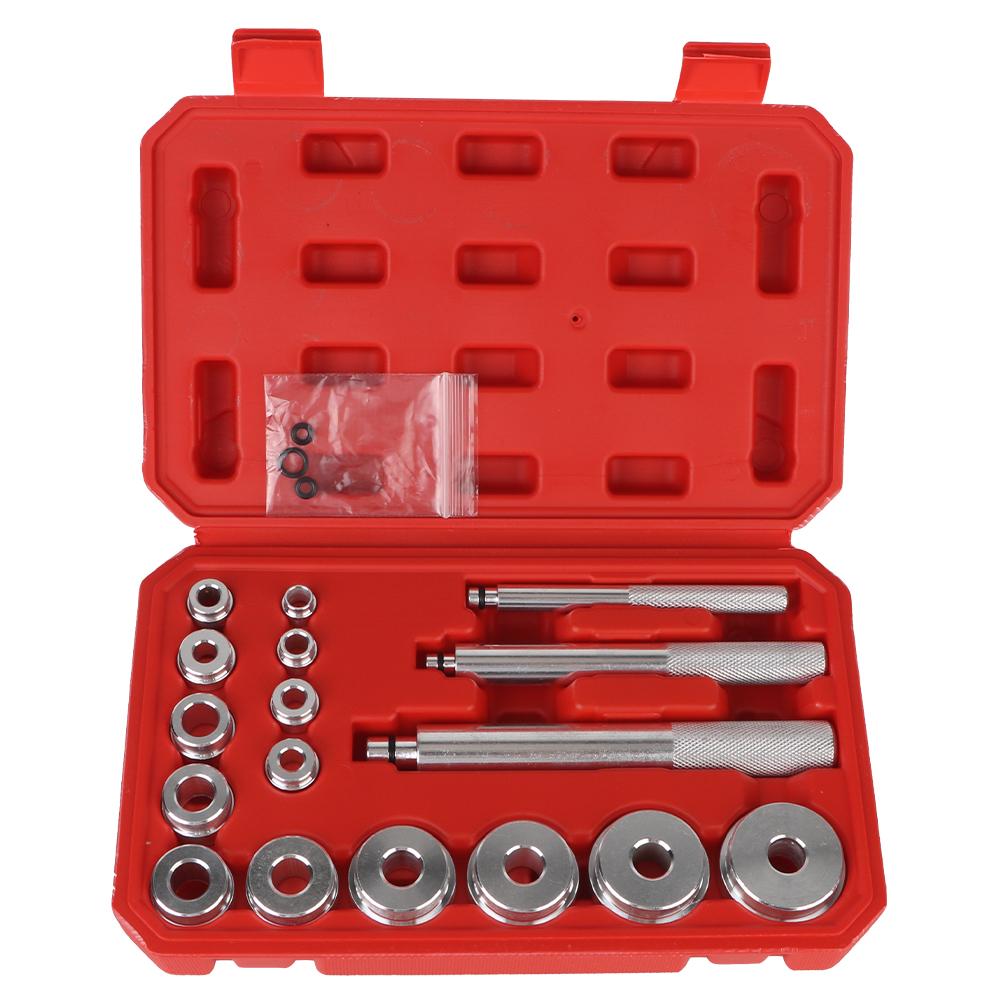 Seal Driver Installer Aluminum Wheel Bearing Kit Remover Automotive Tools Bearing Disassembly Tool Repair Kit 17 Pcs/Set