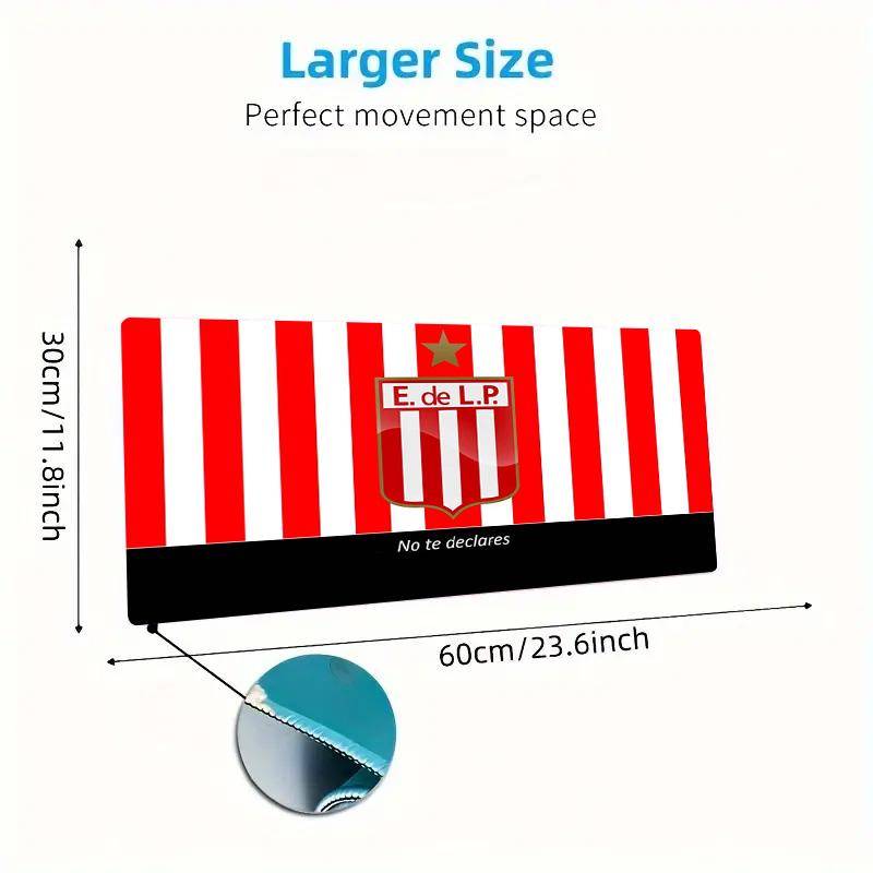 ESTUDIANTES LP Color Mouse Pad Large Gaming Table Cushion Non-slip Laptop Tablet Big Mousepad XXL Mat Mini PC Playmat With Lock edge