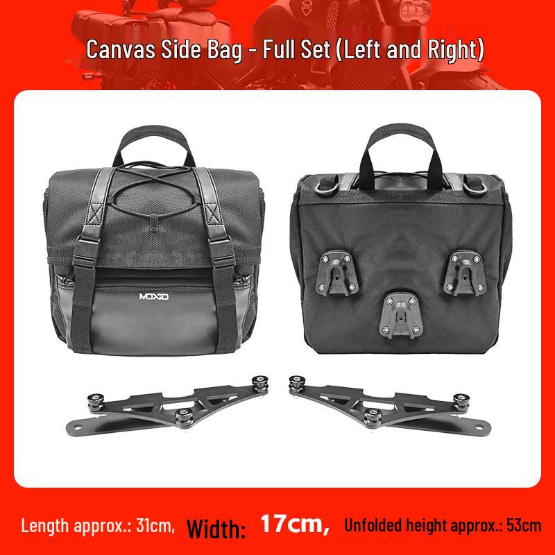 Wu Ji CU530 Quick Release Waterproof Motorcycle Saddlebags - Touring Panniers Accessories