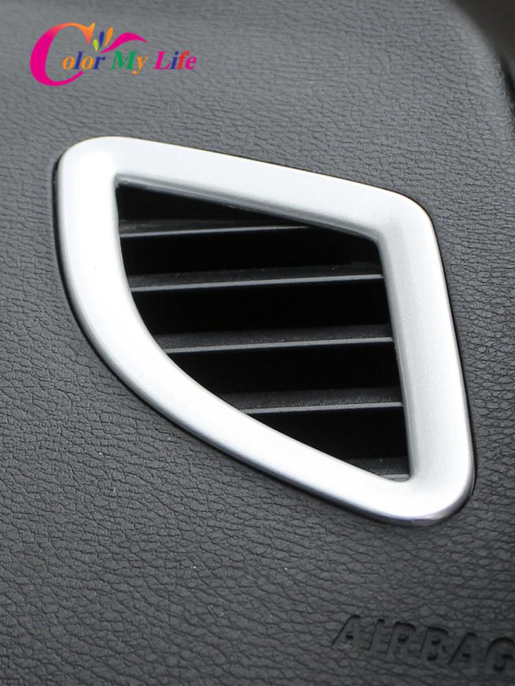 For BMW X1 F48 2016-2025 LHD Car AC Vent Cover 2Pcs Front Air Conditioning Outlet Decoration Sticker Interior Accessories