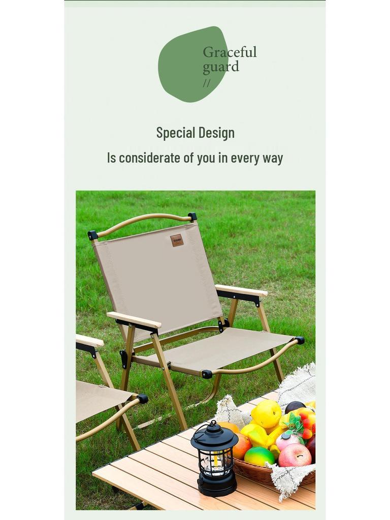 Kermit Outdoor Folding Chair: Camping, Fishing, and Beach Stool