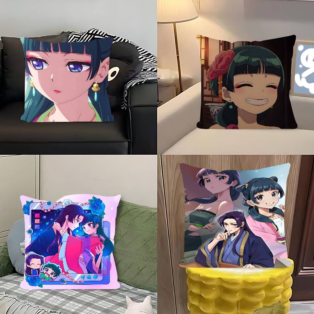 The Apothecary Anime Diaries Pillow Case Removable Washable Cushion Cover – All-Season Soft Linen