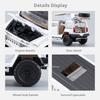 Scale 1:32 Extended Police Car Model Toy Alloy Body Rubber Tires Shock Absorption Off-road Vehicles Sound Light Holiday Gifts