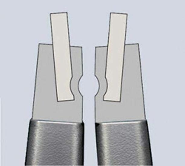 KNIPEX Precision Snap Ring Pliers for Holes, Straight, 4831-J1