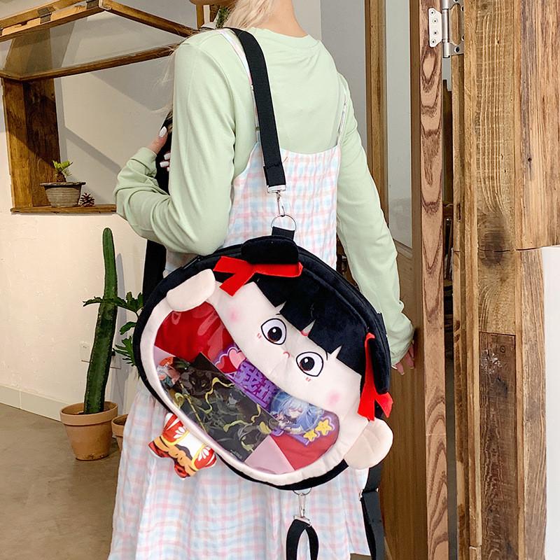 Zha 2 Ne Cute Cartoon Soft Backpack With Adjustable Straps For Daycare School