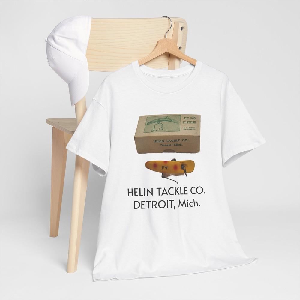 Vintage Helin Tackle Co Detroit Fishing Lure T-Shirt, Unisex Tee Shirt, Unisex T-Shirt S