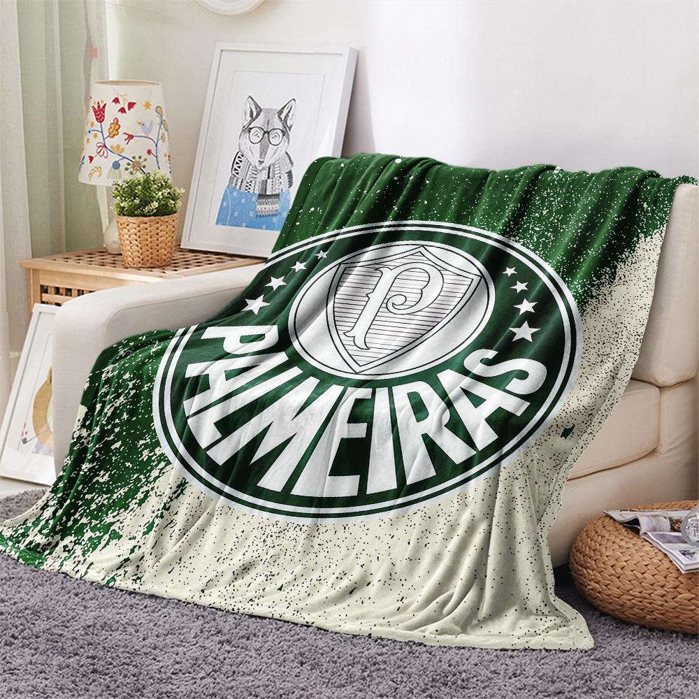 SE Palmeiras Flannel Blanket, High quality Comfortable for All Seasons, Home Decor, Warmth and Comfort