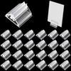 24pcs Acrylic Card Holder Multi-functional Card Display Stands  Party Favor Supplies