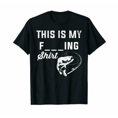 Funny Inscription Fishing Fisherman Angler Gift T-Shirt 100% Cotton O-Neck Summer Short Sleeve Casual Mens T-shirt Size S-3XL