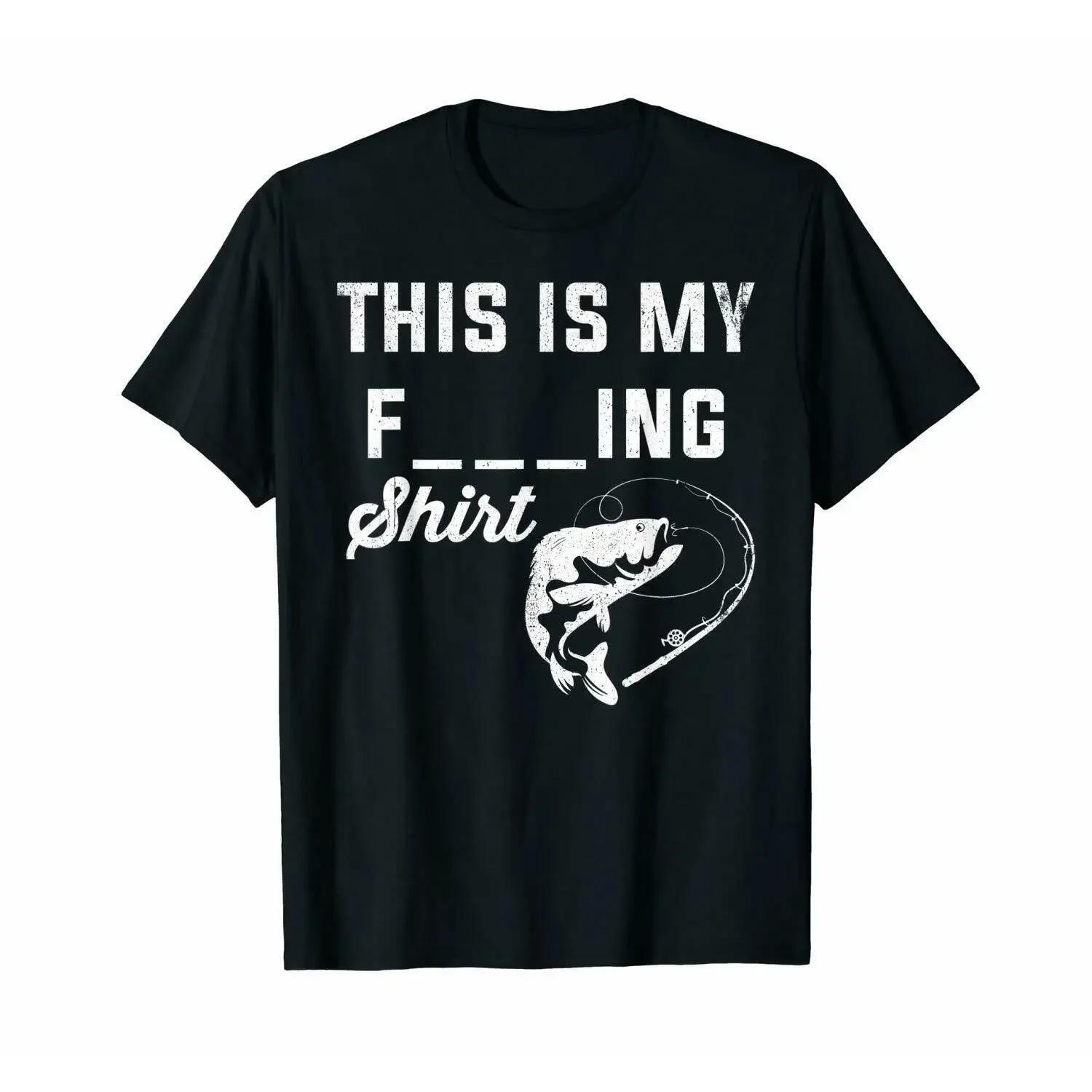 

Funny Inscription Fishing Fisherman Angler Gift T-Shirt 100% Cotton O-Neck Summer Short Sleeve Casual Mens T-shirt Size S-3XL XXXXXL чорний