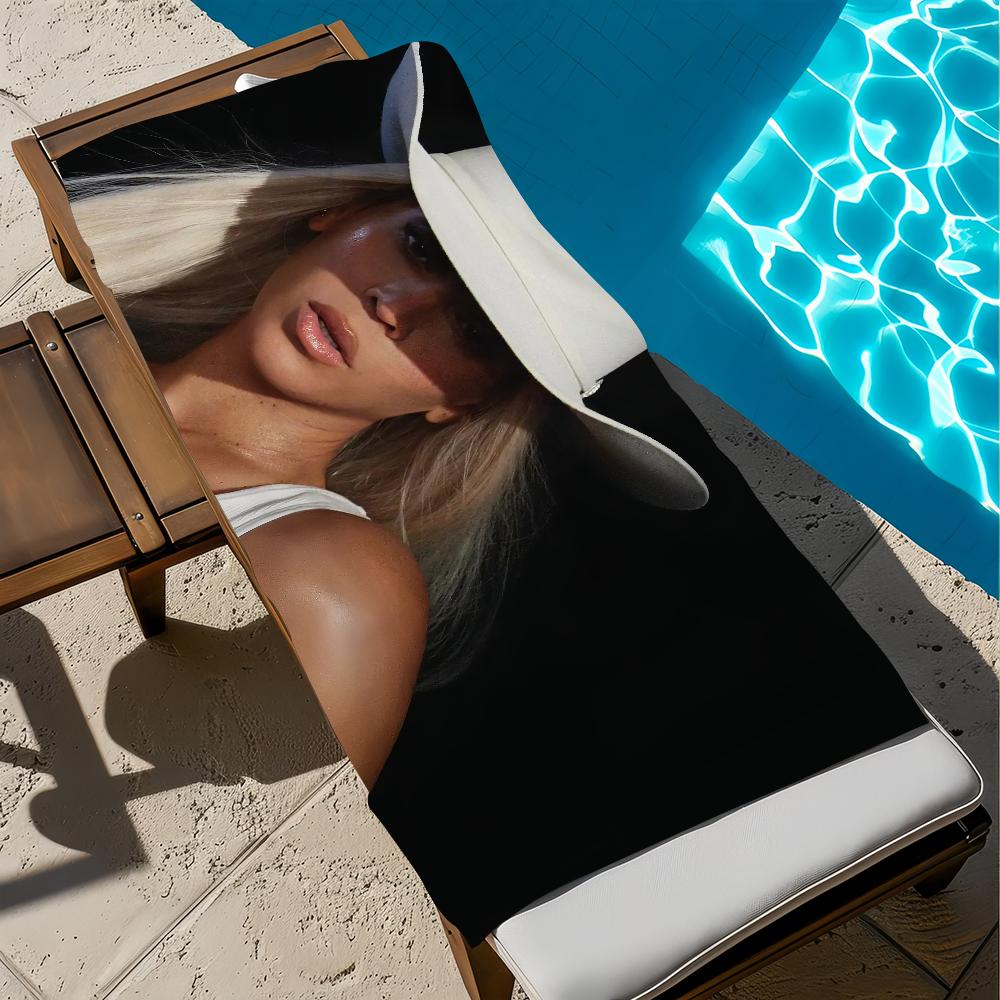 

Singer Beyonce Cowboy Carter Towel Sauna Gift PoolGym Beach Travel Shower Quick Dry Sports Towels Camping Soft W40*H60(CM)