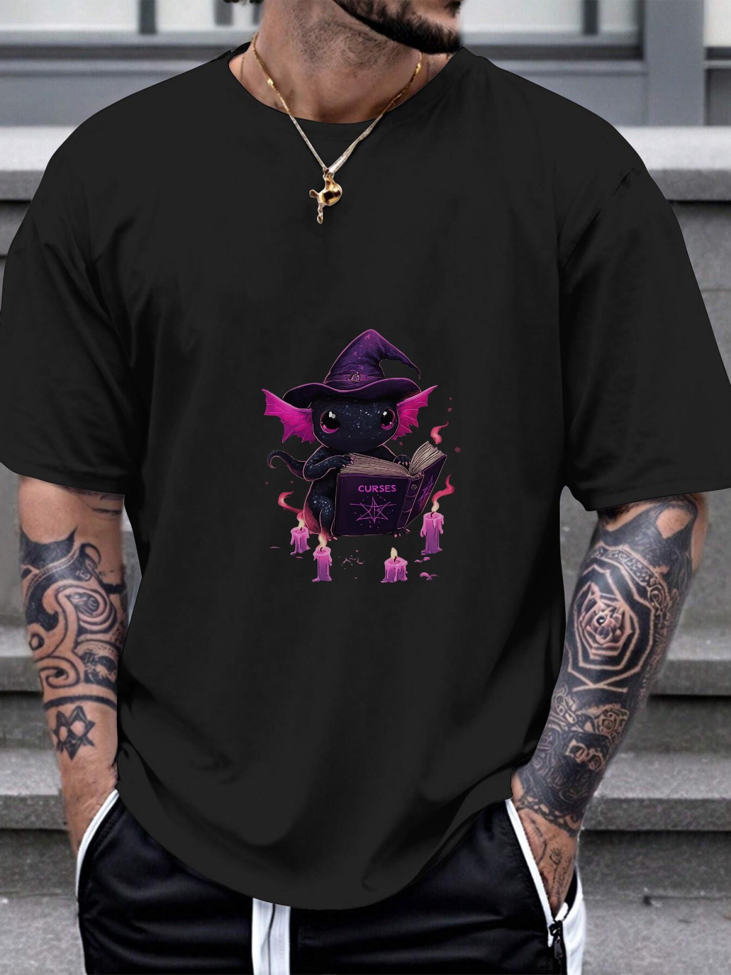 1pc Axolotl Witchy Magic T-shirt S
