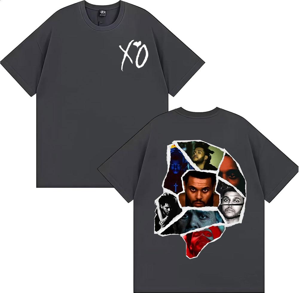 The Weeknd After Hours Til Dawn Album Cover Tshirts Unisex Women Harajuku Hip Hop High Street T Shirt Casual ONeck Cotton Tshirt