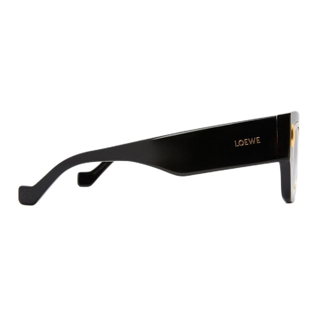 Loewe Original Design Acetate Metal Irregular Shape Sunglasses Men sunglasses Black G314270X01-9310