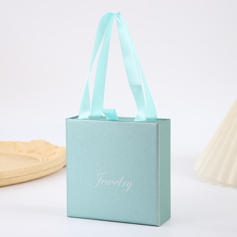 Glitter Paper Jewelry Box for Earrings, Bracelets, and Rings