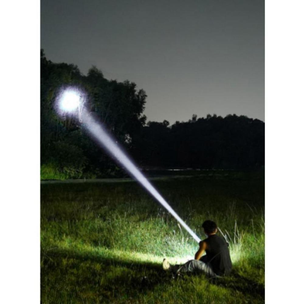 Powerful LED Flashlight Super Bright Rechargeable High Power Long Range 200M Torch Outdoor Emergency Camping Fishing Lantern