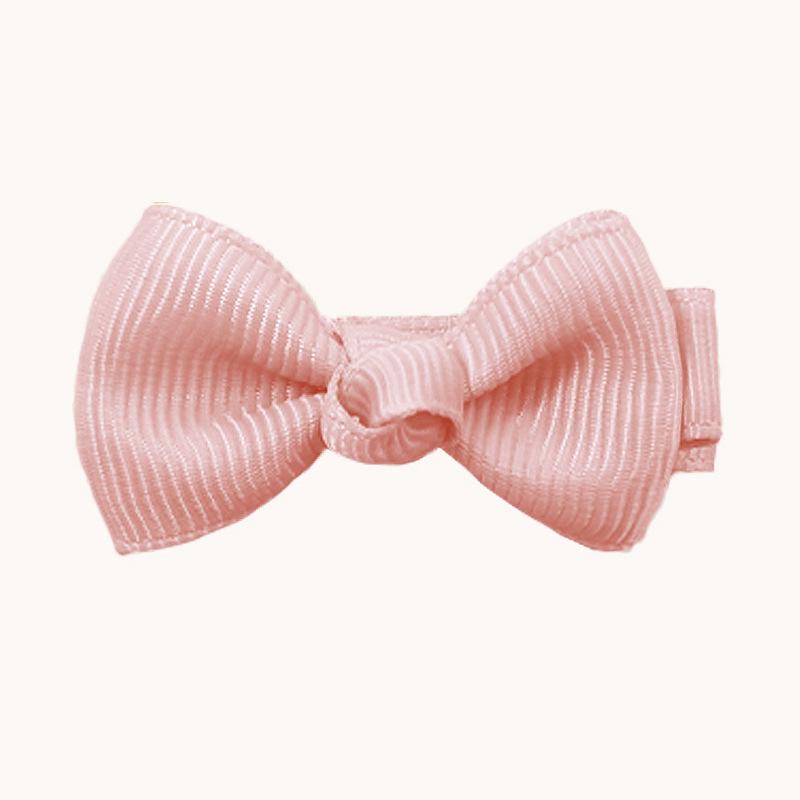 Twist Taille Geripptes Band Schleife Baby Haarspange – Niedlicher Handgemachter Kinder Kopfschmuck