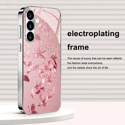 Hochwertige Handyhülle Galvanisiertes Glas TPU Handyhülle für Samsung Galaxy S26 S25 S24 S23 S22 S21 FE, Ultra, Plus Stoßfest