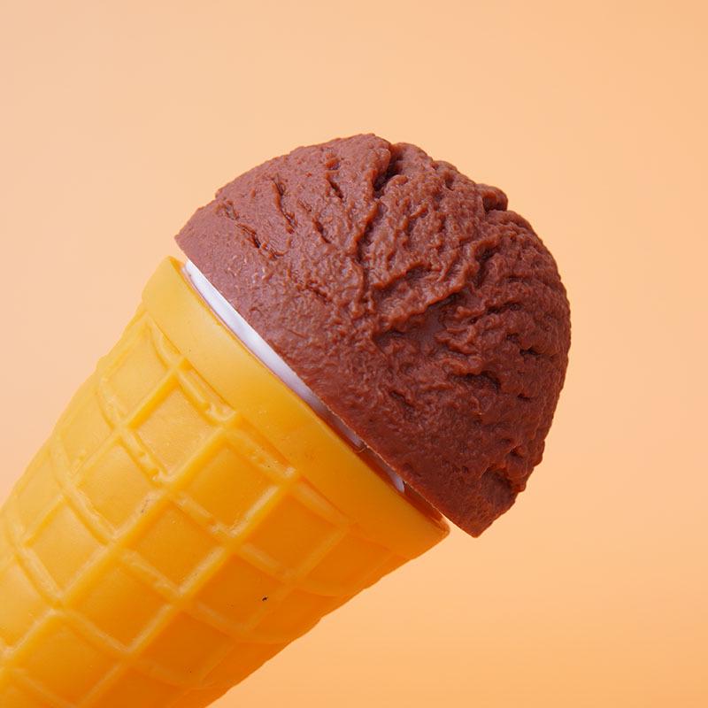 Creative DIY Ice Cream Cone Model Toy - Fun Dessert Decoration Prop