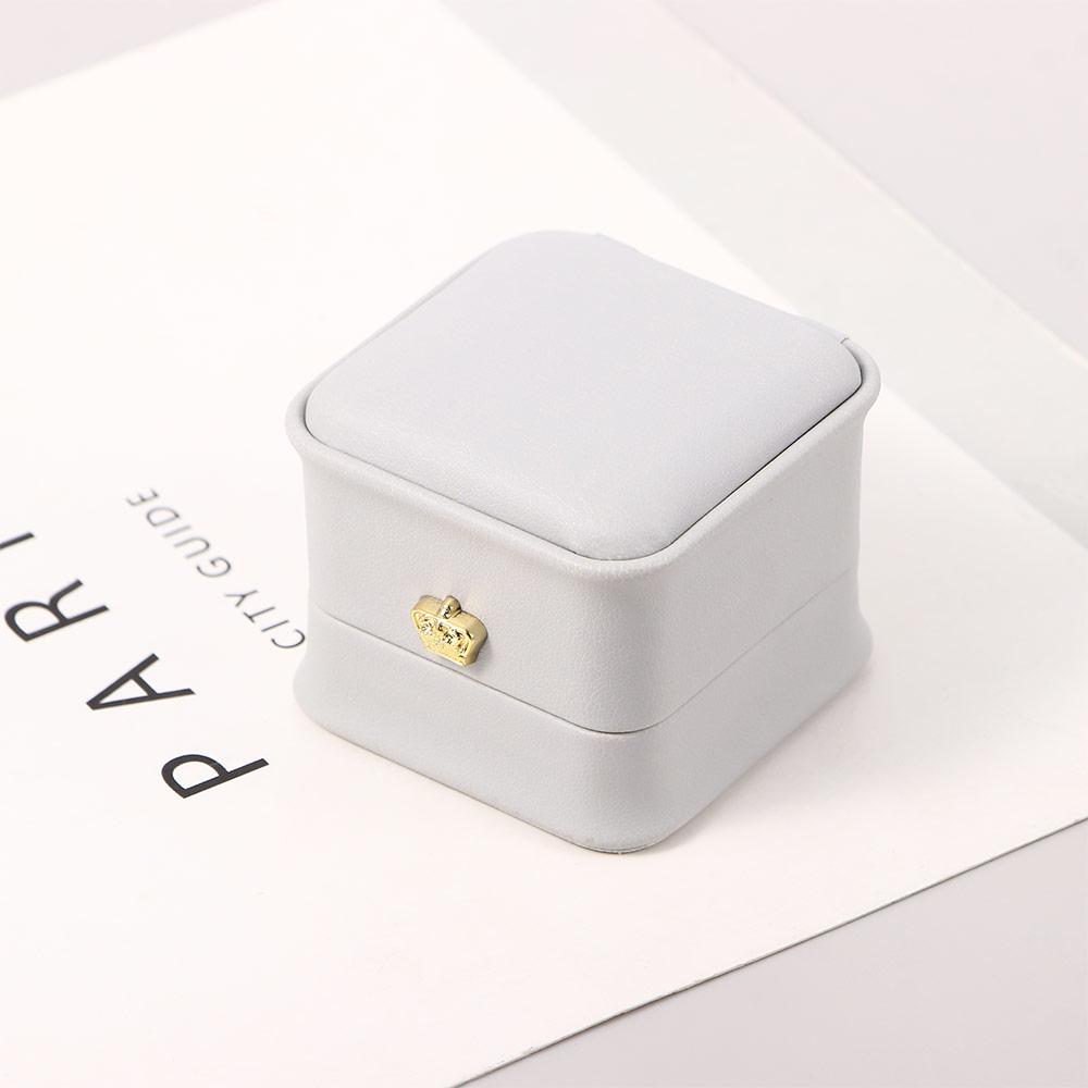 Case Lover Stud Earrings Birthday Crown Buckle Storage Case Jewelry Display Gift Boxes Ring Box