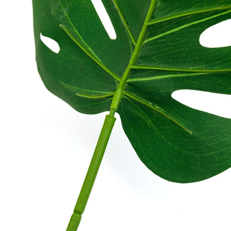 Artificial 18-Head Monstera Leaf Home and Outdoor Decor