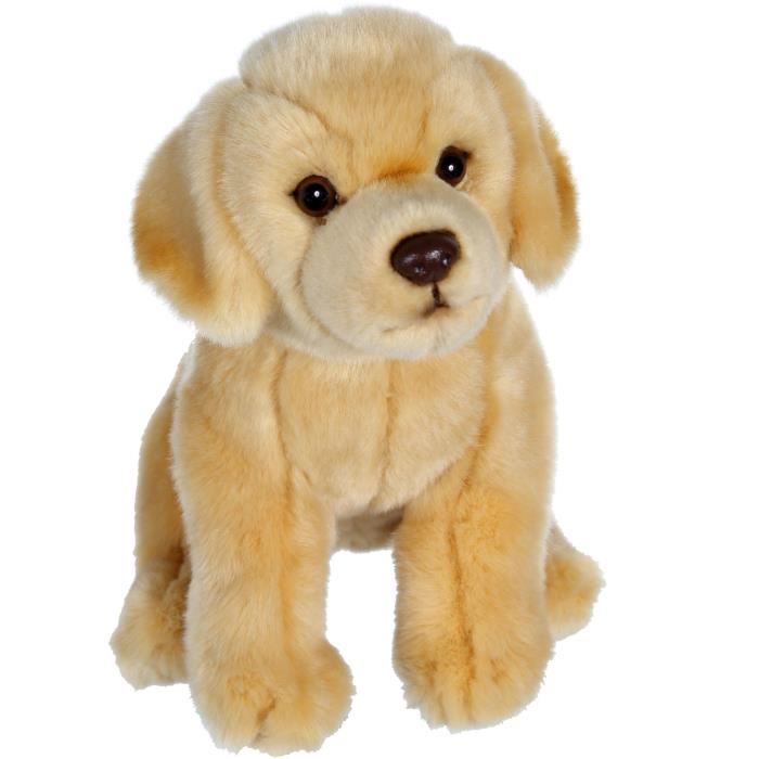 Peluche Chien Labrador Beige - GIPSY TOYS - Assis, 25 cm