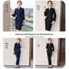 Teluoman Women's Ruffled Business Suit Set