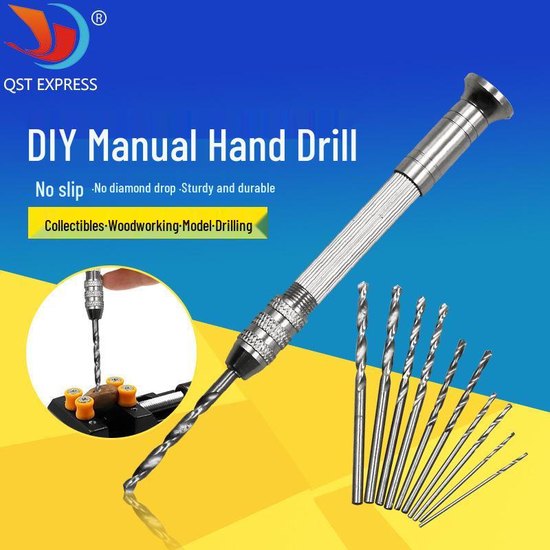 Mini Hand Twist Drill for Wood and Model Crafting DIY Tools