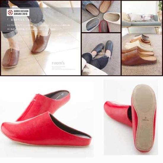 Room shoes designed for Simple design and comfortable Rooms size walking. fit. (camel, L)
