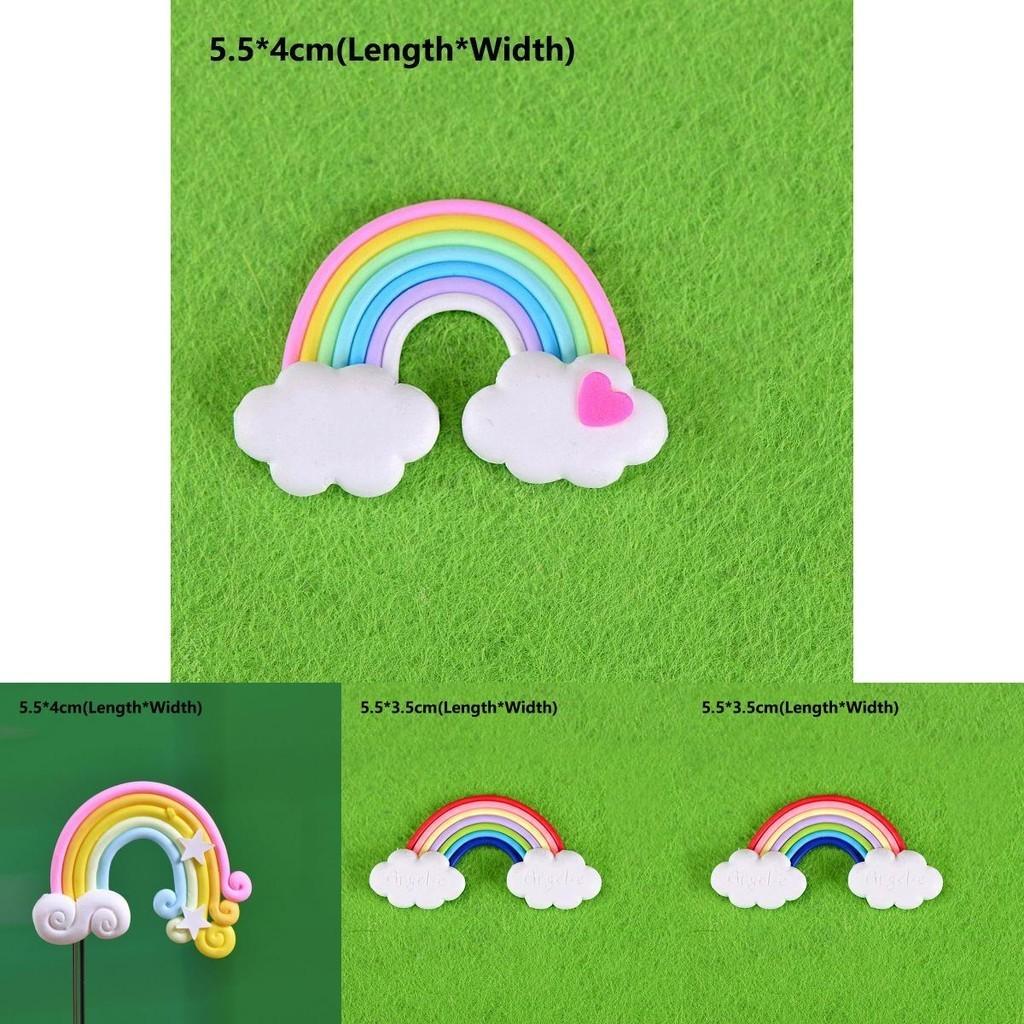 Miniature Soft Clay Rainbow Ecological Bottle Accessories