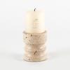 Style Imitation Travertine Candlestick Nordic Minimalist Bed and Breakfast Accessories Aromatherapy Candle Tray Zen Dining Table Entrance Decoration