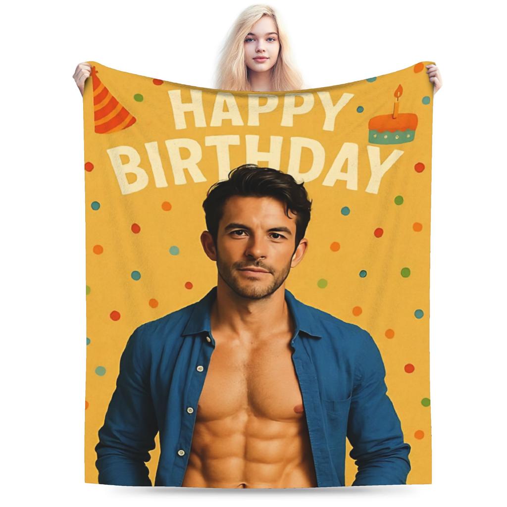 Jonathan Bailey Blanket  Warm Funny Plush Bedding Throws For Child Outdoor Flannel Bedspread Bed Cover