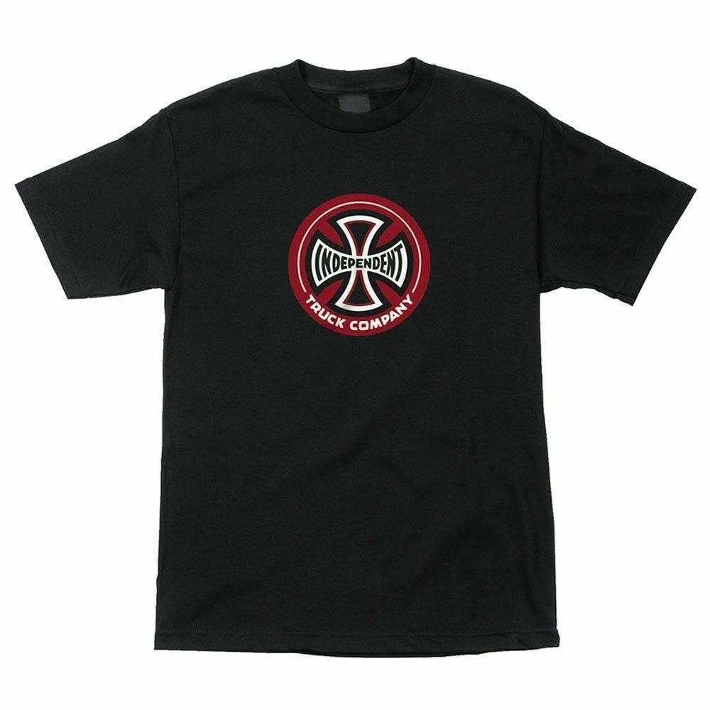 Independent Trucks HOLLOW CROSS Skateboard T Shirt BLACK XXXXL